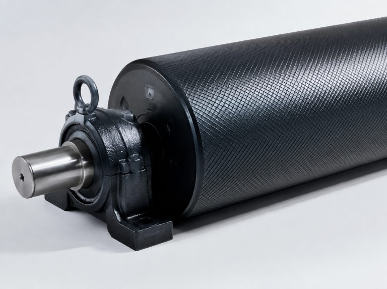 同步轮动力滚筒